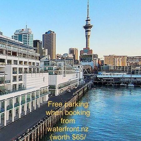 Waterfront Seaview Hotel Apartment - Same Building Block As Auckland Hilton Eksteriør bilde