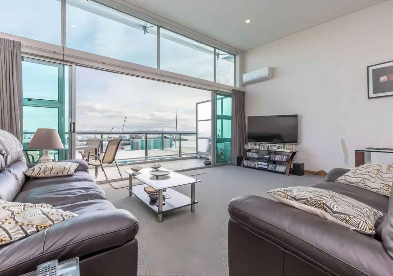 Waterfront Seaview Hotel Apartment - Same Building Block As Auckland Hilton Eksteriør bilde
