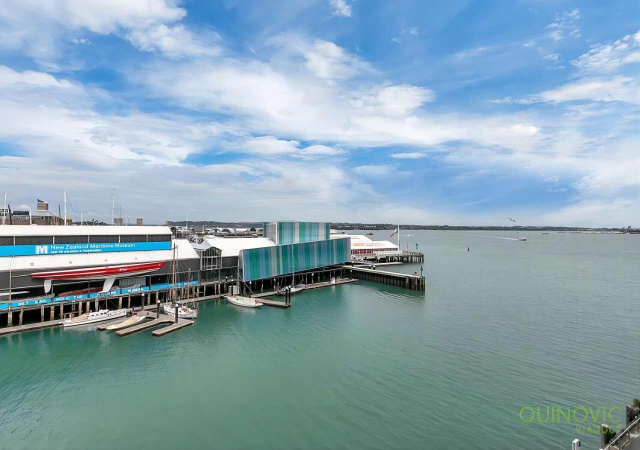 Waterfront Seaview Hotel Apartment - Same Building Block As Auckland Hilton Eksteriør bilde