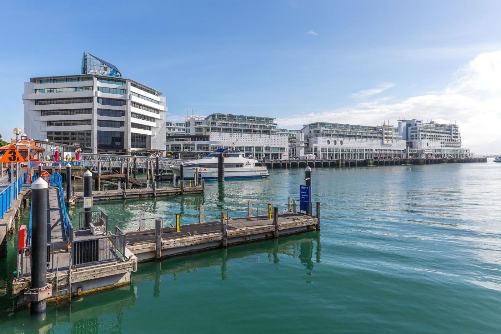 Waterfront Seaview Hotel Apartment - Same Building Block As Auckland Hilton Eksteriør bilde