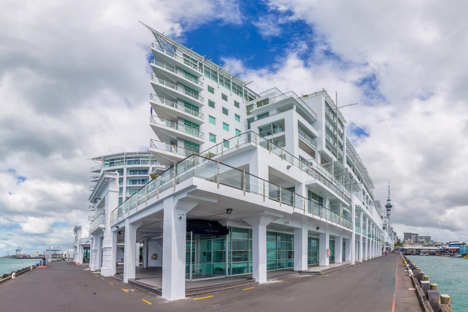 Waterfront Seaview Hotel Apartment - Same Building Block As Auckland Hilton Eksteriør bilde